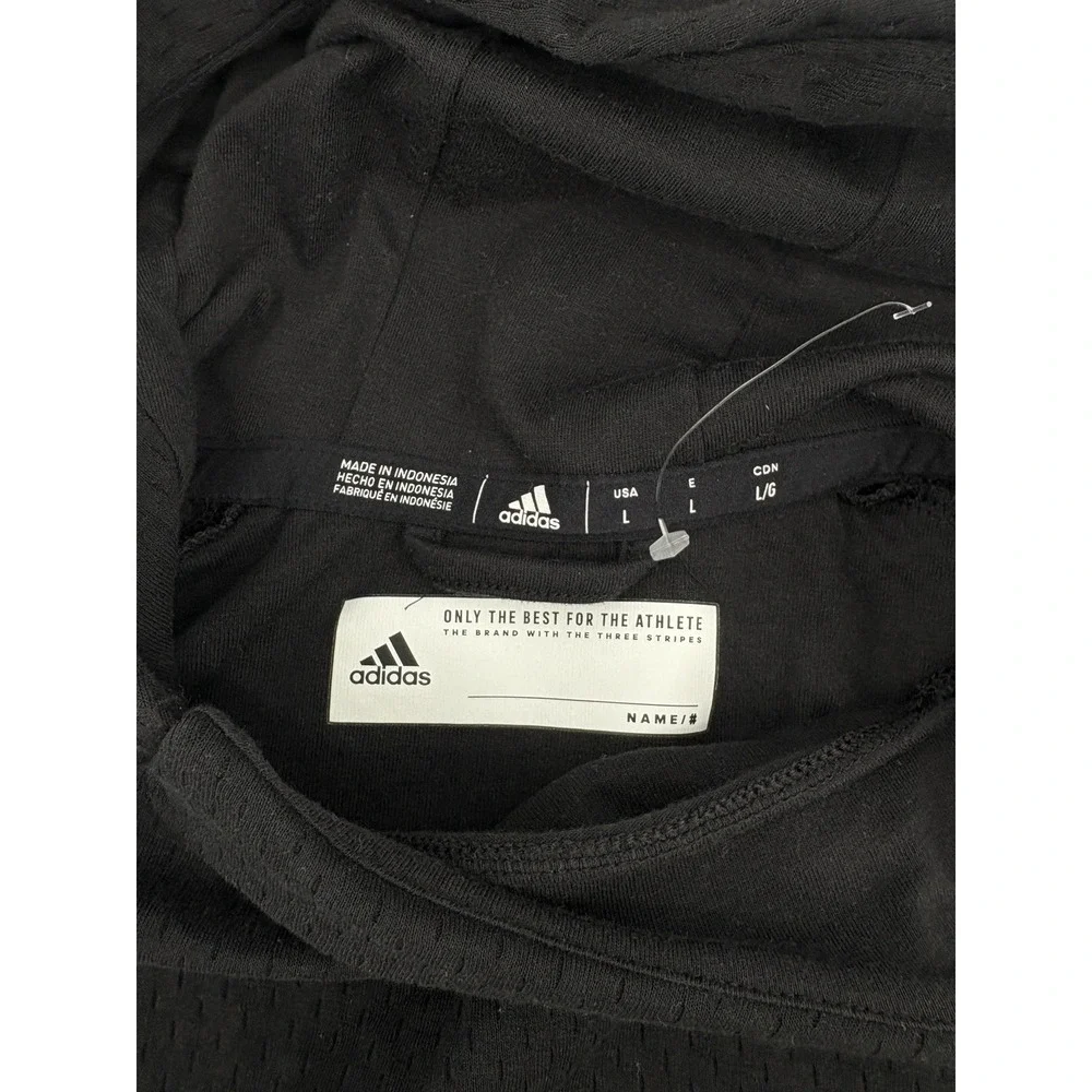 Adidas Men's‎ Long Sleeve Fleece Hoodie 03/18 C48978 0V9001 Fitness Workout